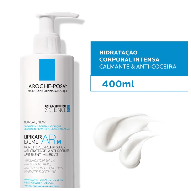 Kit com 2 Lipikar Baume AP + M – Hidratante Corporal 400ml