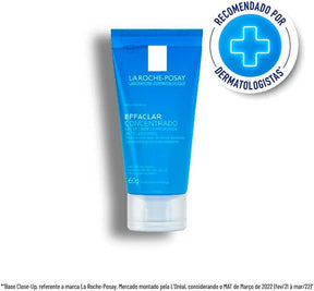 Gel de Limpeza Profunda Effaclar Concentrado, 60 G, La Roche-Posay, Transparente