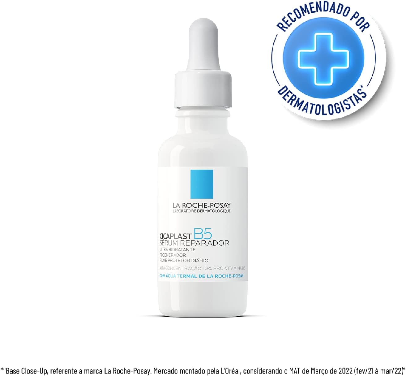 La Roche-Posay, Cicaplast B5 Sérum 30ml, Reparador Facial Intensivo Diário, Regnerador, Ultra Hidratante, Fórmula Hipoalergênica