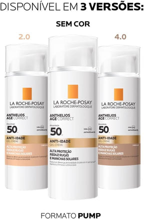 La Roche Posay, Anthelios Age Correct, Protetor Solar Facial, Fps 50, Sem Cor