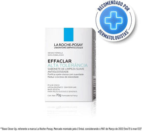 Effaclar Sabonete Alta Tolerância 70G, La Roche-Posay