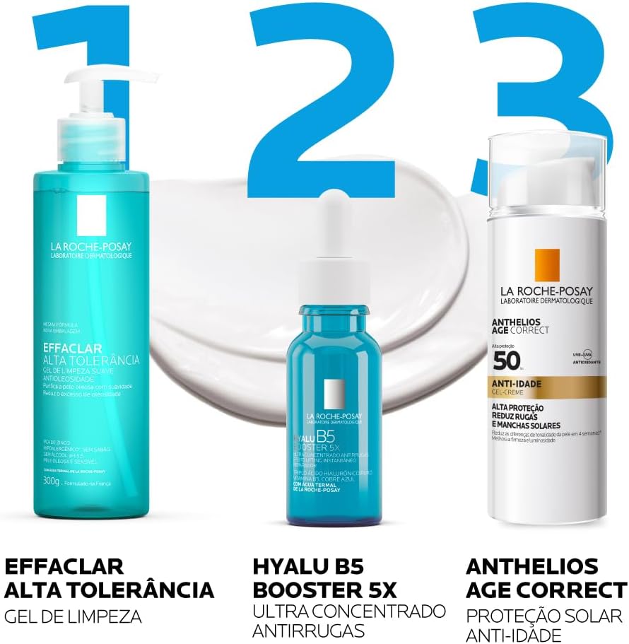 La Roche Posay, Anthelios Age Correct, Protetor Solar Facial, Fps 50, Sem Cor