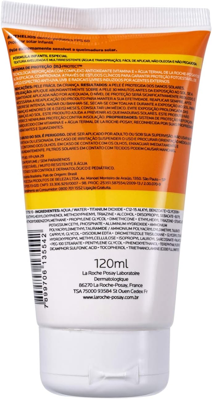 La Roche-Posay Anthelios Dermo Pediatrics FPS60 - Protetor Solar Infantil 120ml