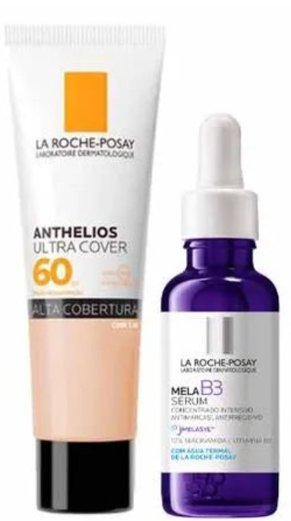 KIT ANTHELIOS AIRLICIUM COR 2.0 &amp; EFFACLAR CONCENTRADO (2 PRODUTOS)