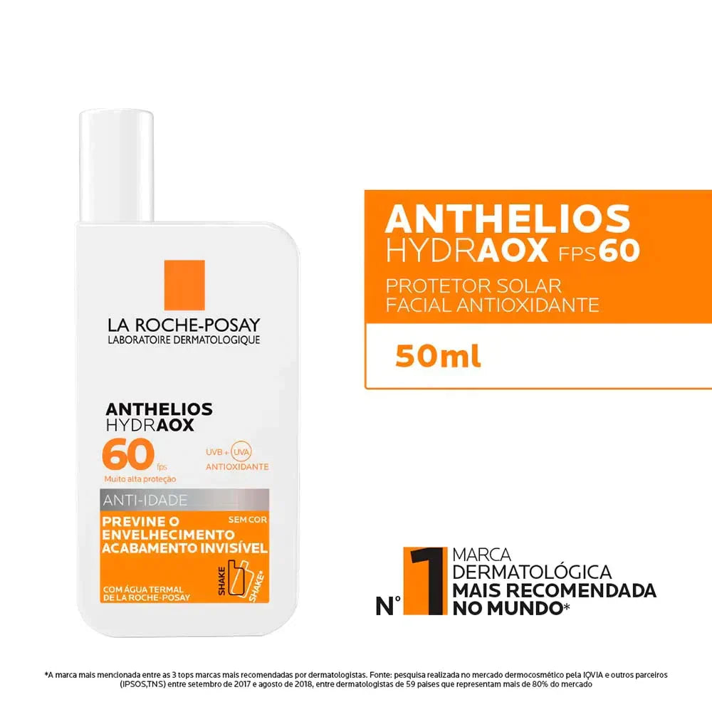 COMPRE 1 LEVE 3 – La Roche-Posay Anthelios Hydraox FPS60 – Protetor Solar 50ml